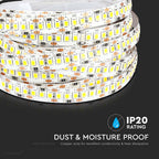 17W Taśma LED / Barwa:6400K / IP20 / Rolka:5m
