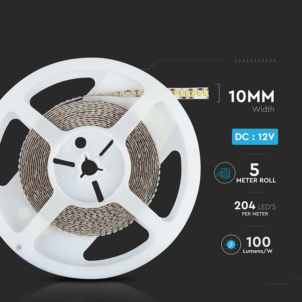 17W Taśma LED / Barwa:3000K / IP20 / Rolka:5m