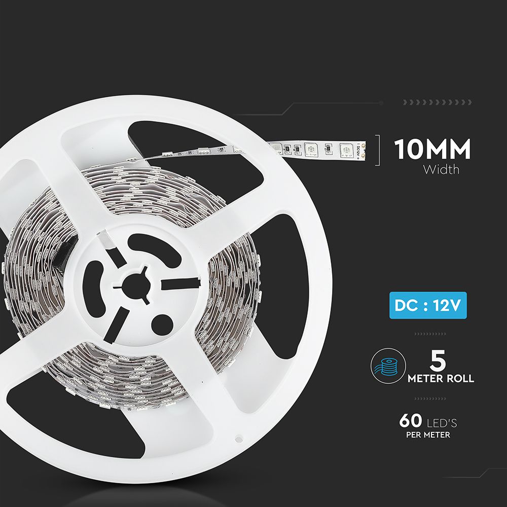 10.8W Taśma LED / Barwa:2200K / IP20 / Rolka:5m