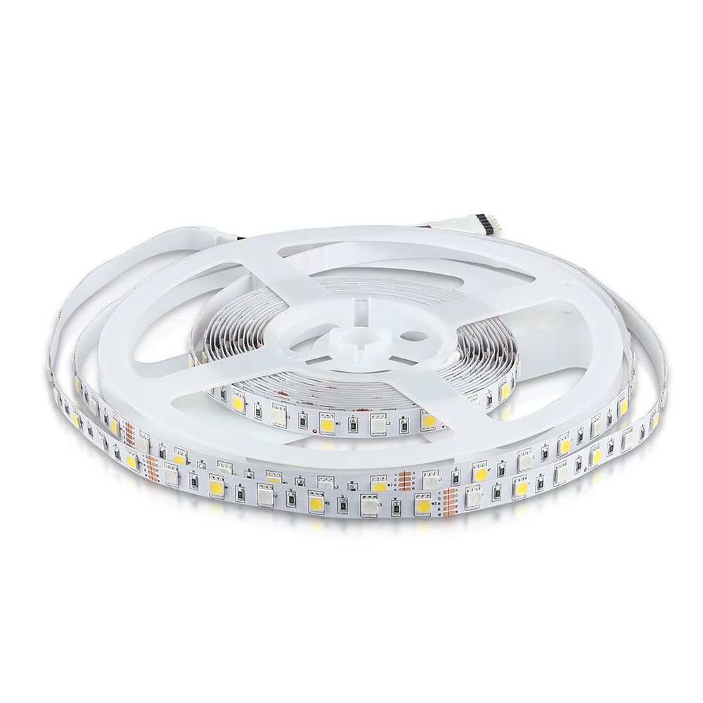 8W Taśma LED / Barwa: RGB+4000K / IP20 / Rolka:5m