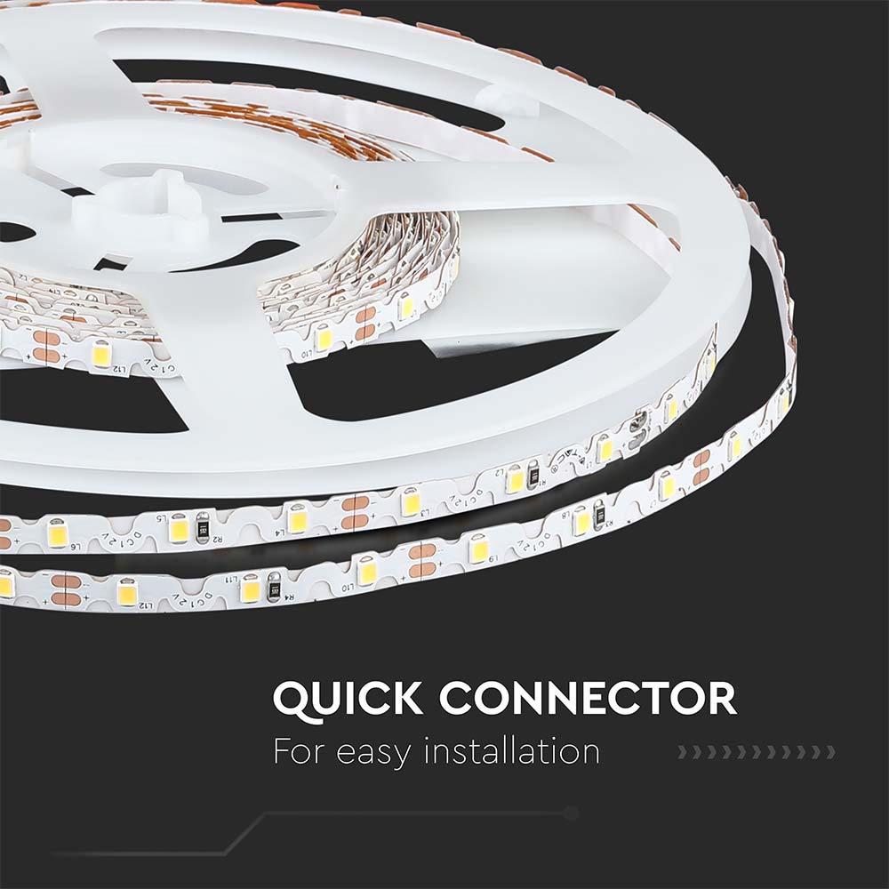5W Taśma LED S-Shape Zig Zag / Barwa:6400K / 12V / IP20 / Rolka:5m