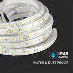10W Taśma LED / Barwa:4000K / IP65/ Zasilanie: 24V / Rolka:5m