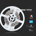 10W Taśma LED / Barwa: RGB / IP20 / Zasilanie:24V / Rolka:5m