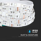 7W Taśma LED / Barwa: RGB / IP20 / Zasilanie:24V / Rolka:10m