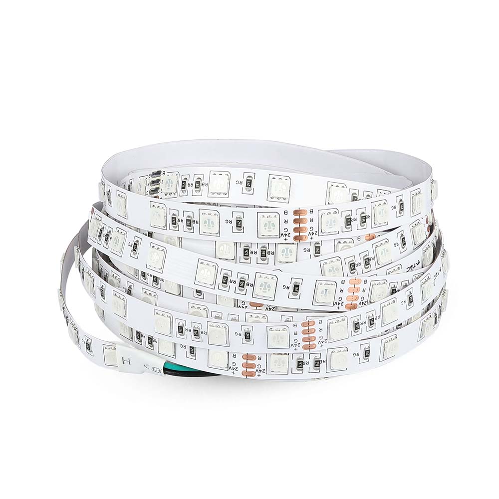 7W Taśma LED / Barwa: RGB / IP20 / Zasilanie:24V / Rolka:10m