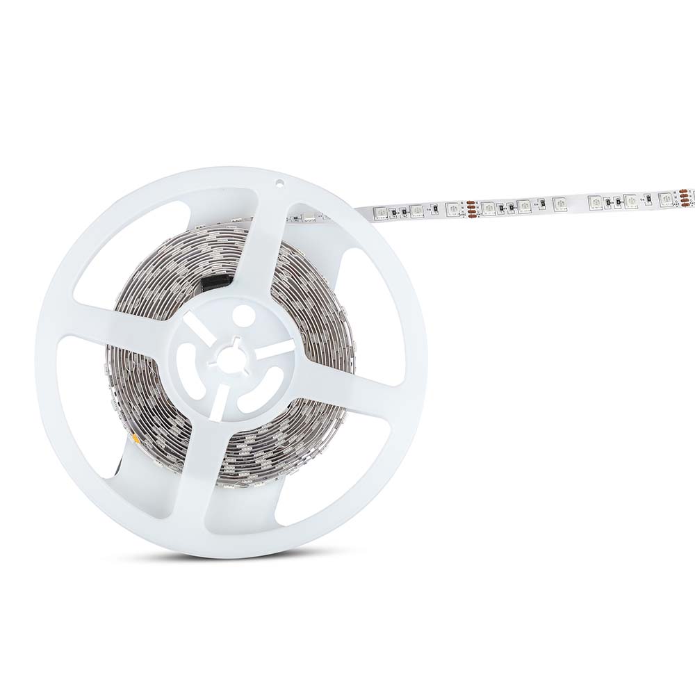 7W Taśma LED / Barwa: RGB / IP20 / Zasilanie:24V / Rolka:10m