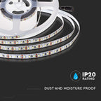 12W Taśma LED / Barwa:3000K / IP20 / Zasilanie: 24V / Rolka:5m