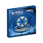 12W Taśma LED / Chip CREE / Barwa:6500K / IP20 / Zasilanie: 24V / Wzmocniony podkład PCB / Rolka:10m / 6 Lat gwarancji
