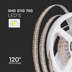 700 Taśma LED / Barwa:3000K / IP20 / Zasilanie: 24V / Rolka:5m