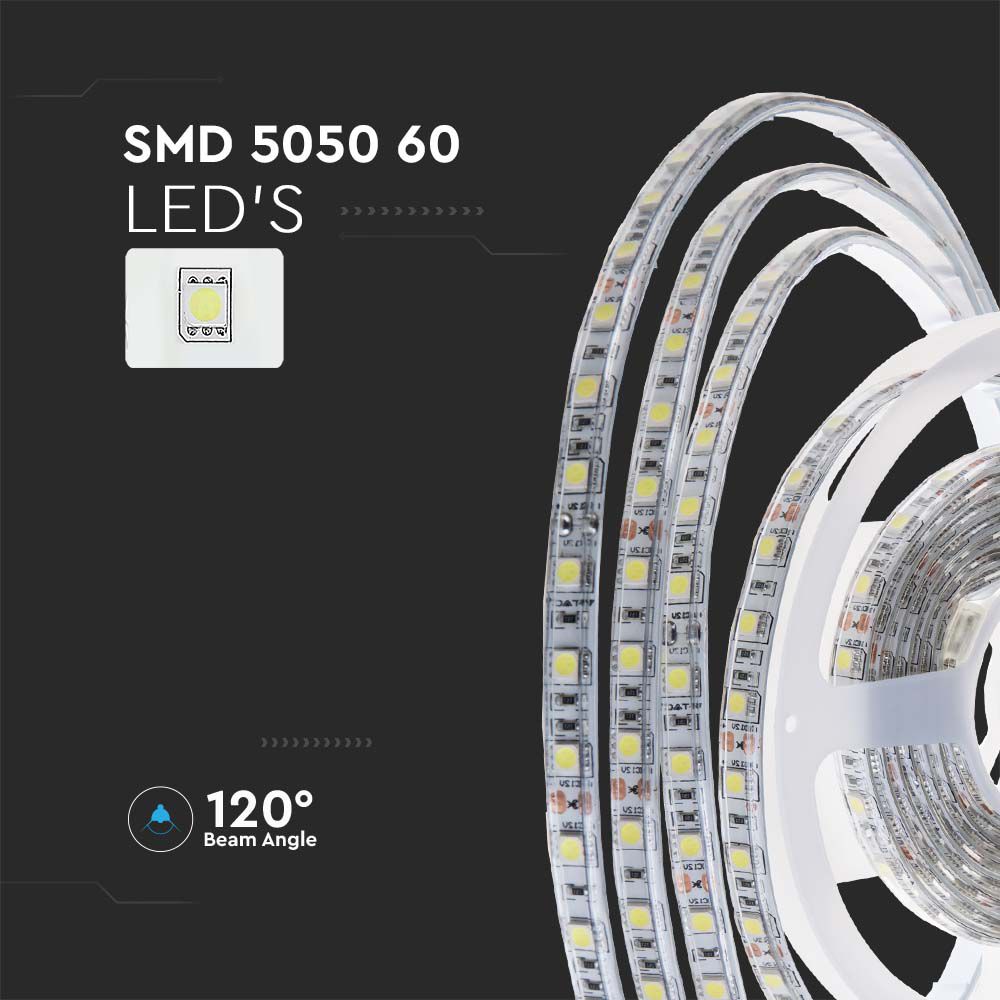9W Taśma LED / Barwa: 6400K / Zestaw: 12V