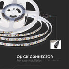 7.5W Taśma LED / Barwa:3000K / IP20 / Zasilanie: 24V / Wzmocniony podkład PCB / Rolka:10m