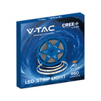 10W Taśma LED / Chip CREE / Barwa:3000K / IP20 / Zasilanie: 24V / Wzmocniony podkład PCB / Rolka:10m / 6 Lat gwarancji