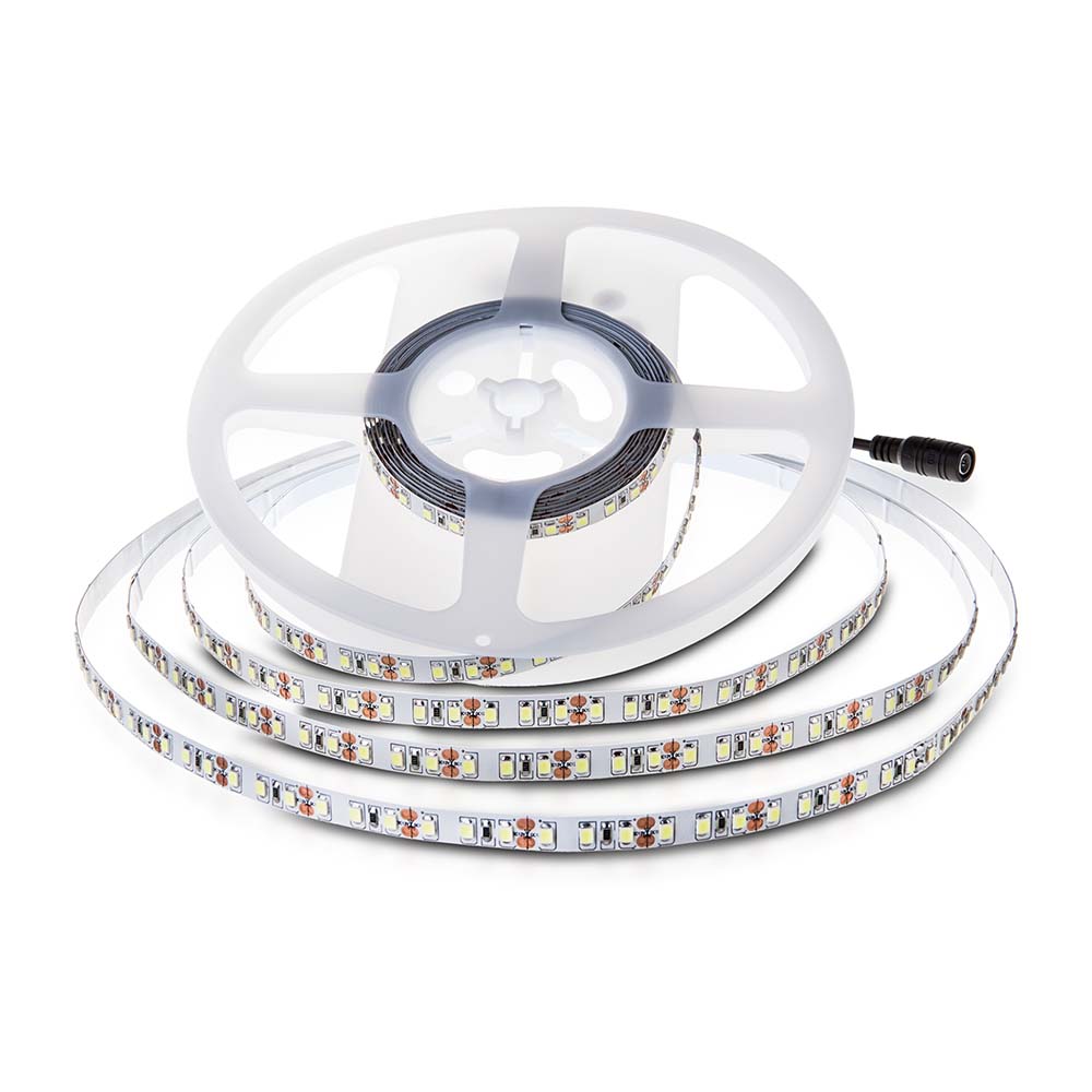 7.5W Taśma LED / Barwa:6000K / IP20 / Zasilanie: 24V / Wzmocniony podkład PCB / Rolka:10m