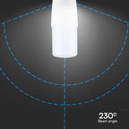 7.5W T37 Żarówka LED / Chip SAMSUNG / Barwa:4000K / Trzonek:E14