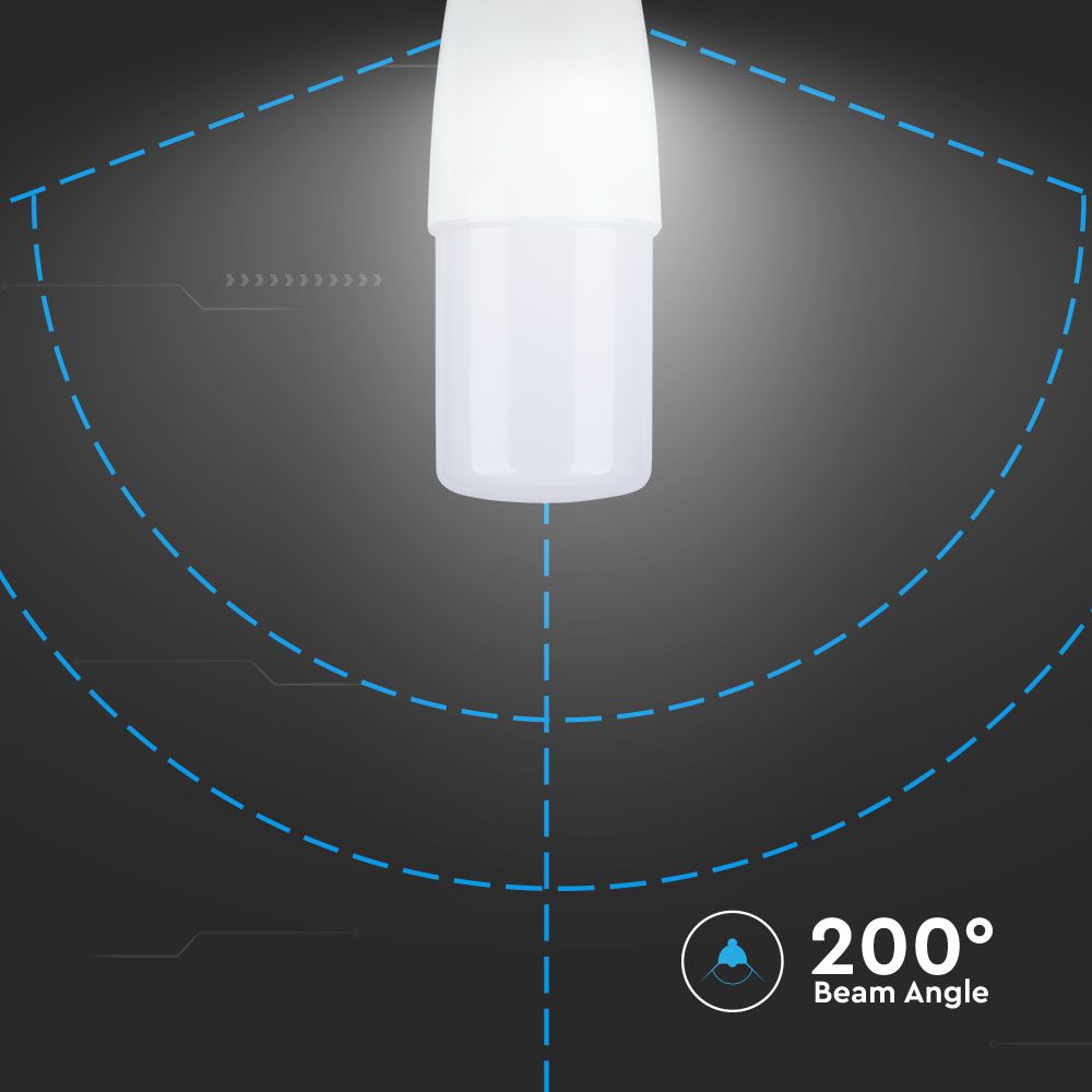 7.5W T37 Żarówka LED / Chip SAMSUNG / Barwa:6500K / Trzonek:E14