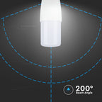 7.5W T37 Żarówka LED / Chip SAMSUNG / Barwa:6500K / Trzonek:E14