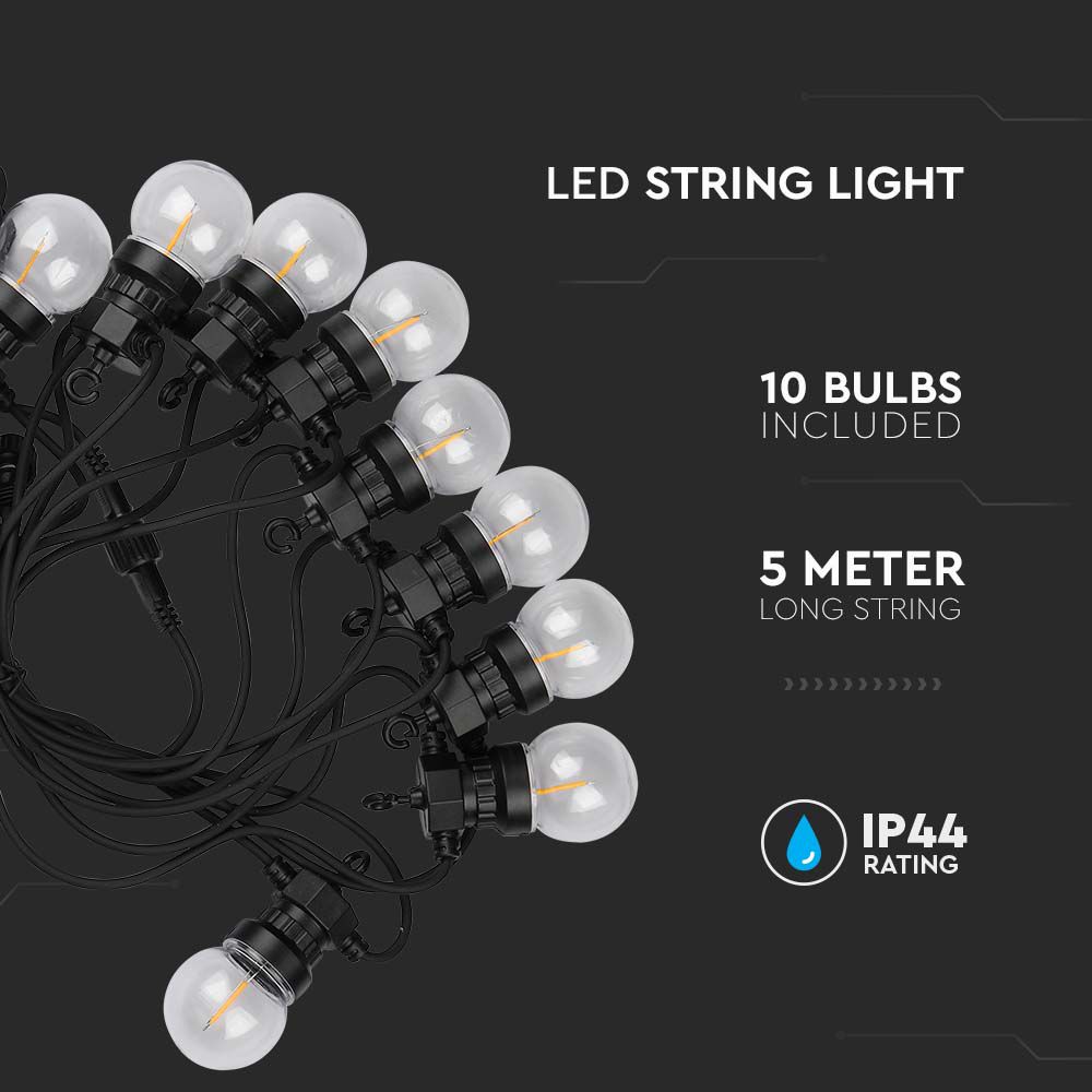 0.4W Girlanda LED / Długość: 5mb / Barwa:3000K