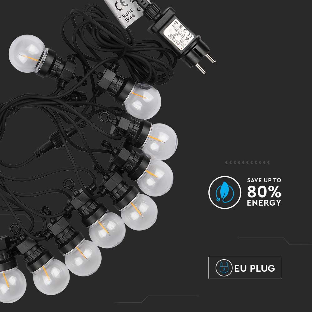 0.4W Girlanda LED / Długość: 5mb / Barwa:3000K