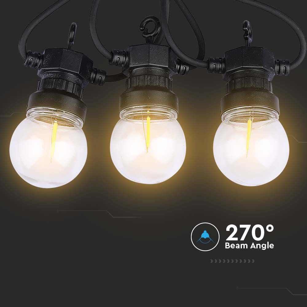 0.4W Girlanda LED / Długość: 5mb / Barwa:3000K