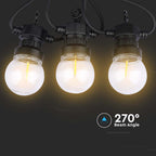 0.4W Girlanda LED / Długość: 5mb / Barwa:3000K