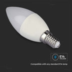 5W C35 Żarówka LED Kompatybilna z Amazon Alexa i Google Home / Barwa: RGB+WW-CW / Trzonek:E14