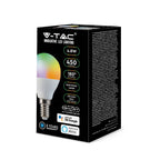 4.8W P45 Żarówka LED Kompatybilna z Amazon Alexa i Google Home / Barwa: RGB+WW+CW / Trzonek:E14