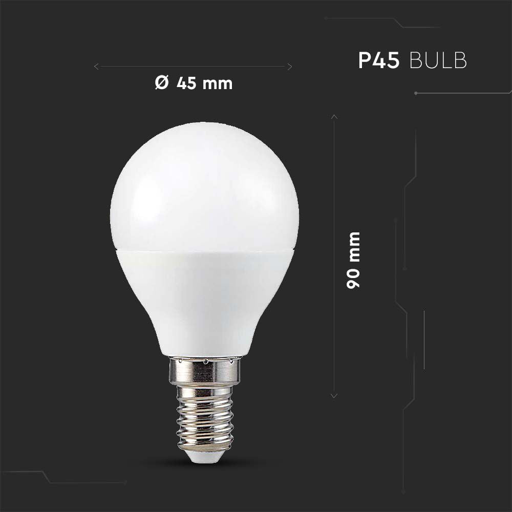 4.8W P45 Żarówka LED Kompatybilna z Amazon Alexa i Google Home / Barwa: RGB+WW+CW / Trzonek:E14