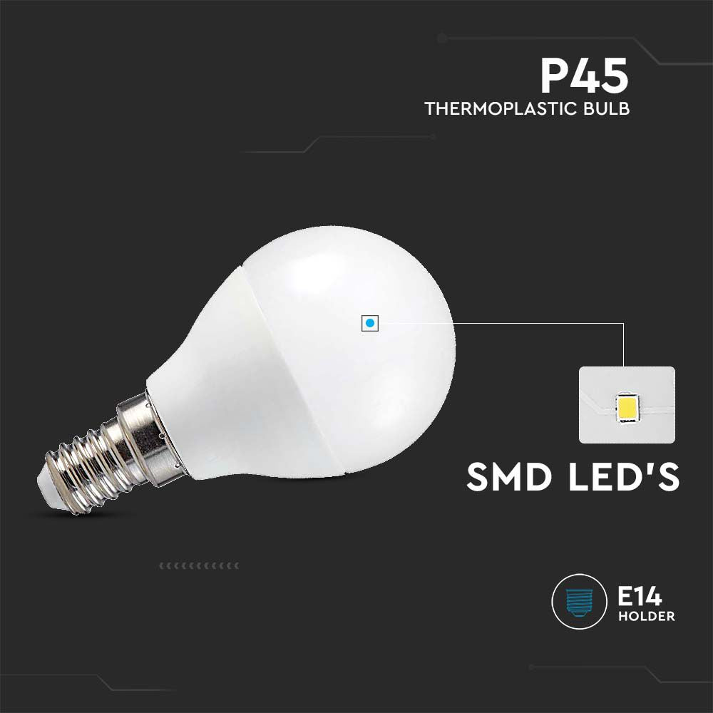 4.8W P45 Żarówka LED Kompatybilna z Amazon Alexa i Google Home / Barwa: RGB+WW+CW / Trzonek:E14