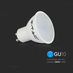 5.5W GU10 Żarówka LED sterowana pilotem / Barwa:RGB+3000K / Ściemniana / Kąt 110' / Trzonek:GU10