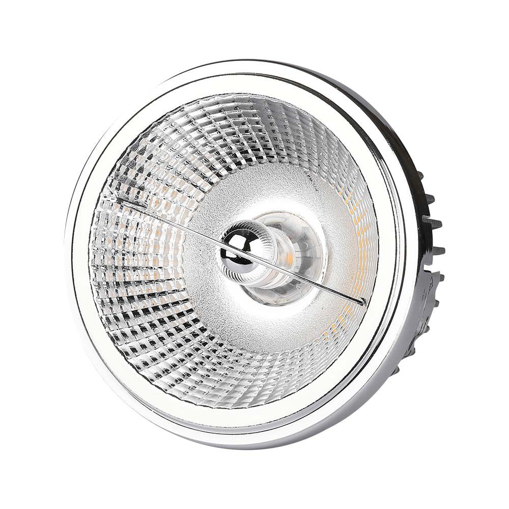 20W Reflektor AR111 / Barwa:6500K / Kąt 40'-20' / Srebrny