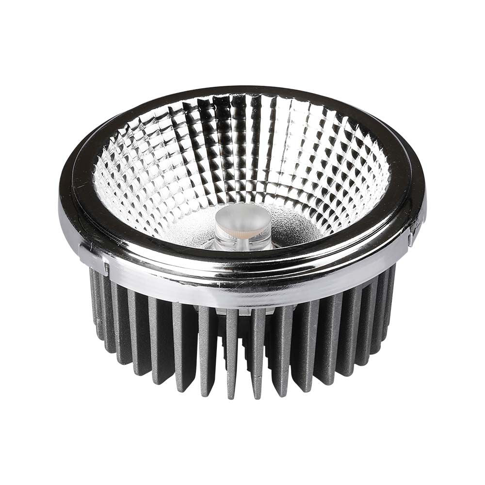 20W Reflektor AR111 / Barwa:6500K / Kąt 40'-20' / Srebrny