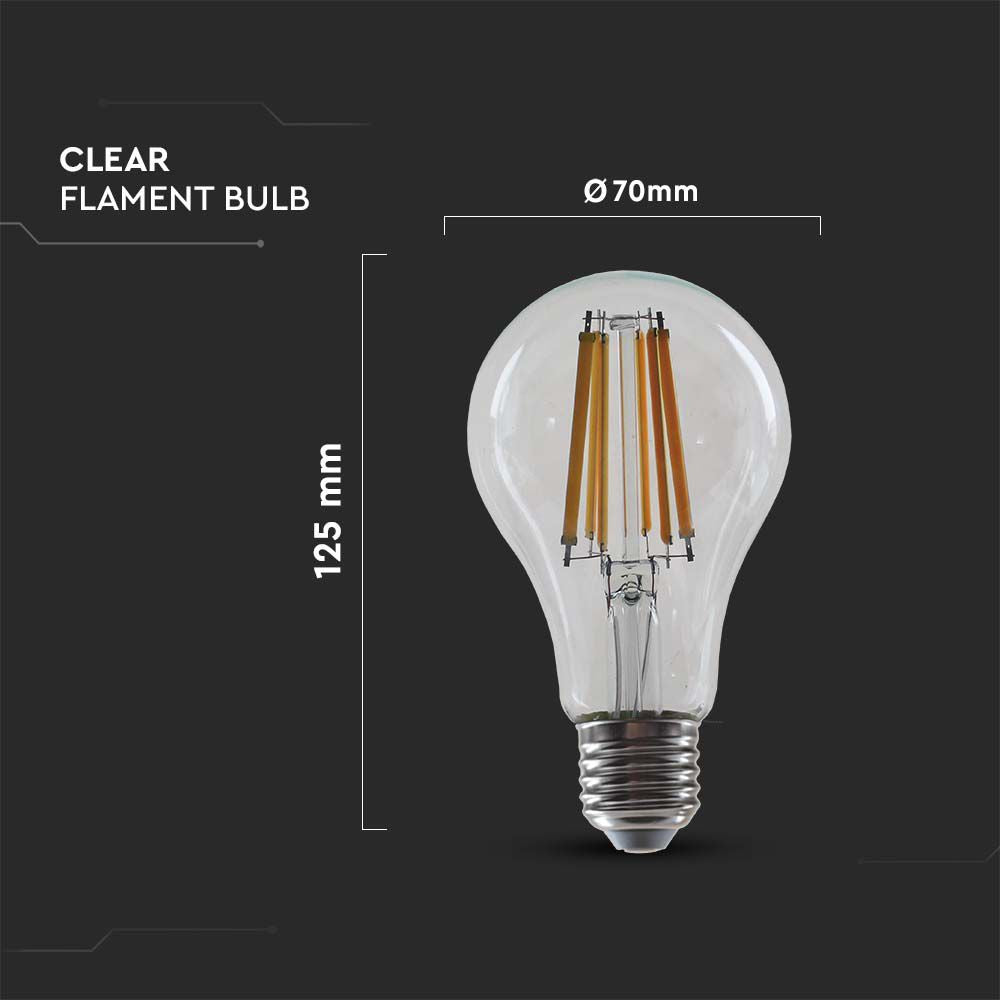 18W A67 Żarówka LED Filament / Barwa:3000K / Skuteczność: 135lm/W / Trzonek:E27