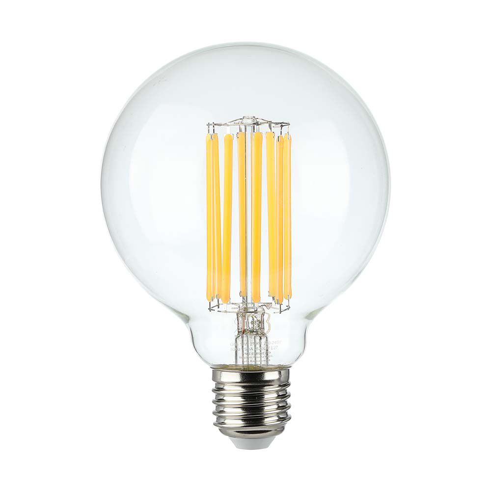 18W G95 Żarówka LED Filament / Barwa:3000K / Skuteczność: 135lm/W / Trzonek:E27