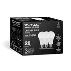 15W A65 Żarówka LED / Barwa:4000K Trzonek: E27 / Opakowanie: 3szt.