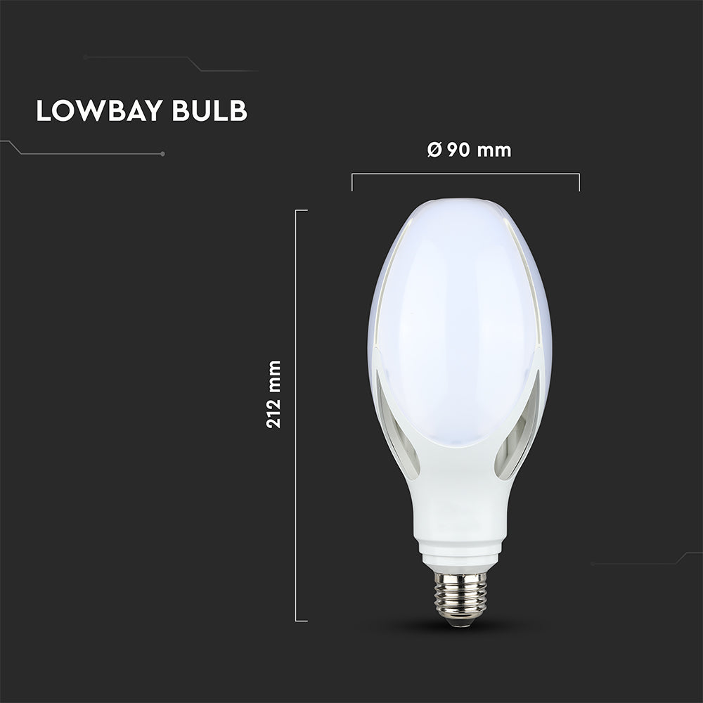 36W Uliczna Żarówka LED / Chip SAMSUNG / Barwa:3000K / Trzonek:E27