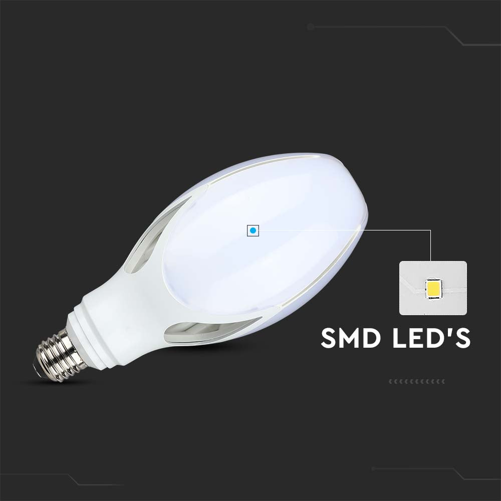36W Uliczna Żarówka LED / Chip SAMSUNG / Barwa:3000K / Trzonek:E27