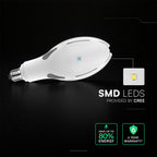 36W Uliczna Żarówka LED / Chip CREE / Barwa:4000K / Trzonek:E27 / 6 Lat gwarancji