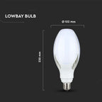 36W Uliczna Żarówka LED / Chip SAMSUNG / Barwa:4000K / Trzonek:E27
