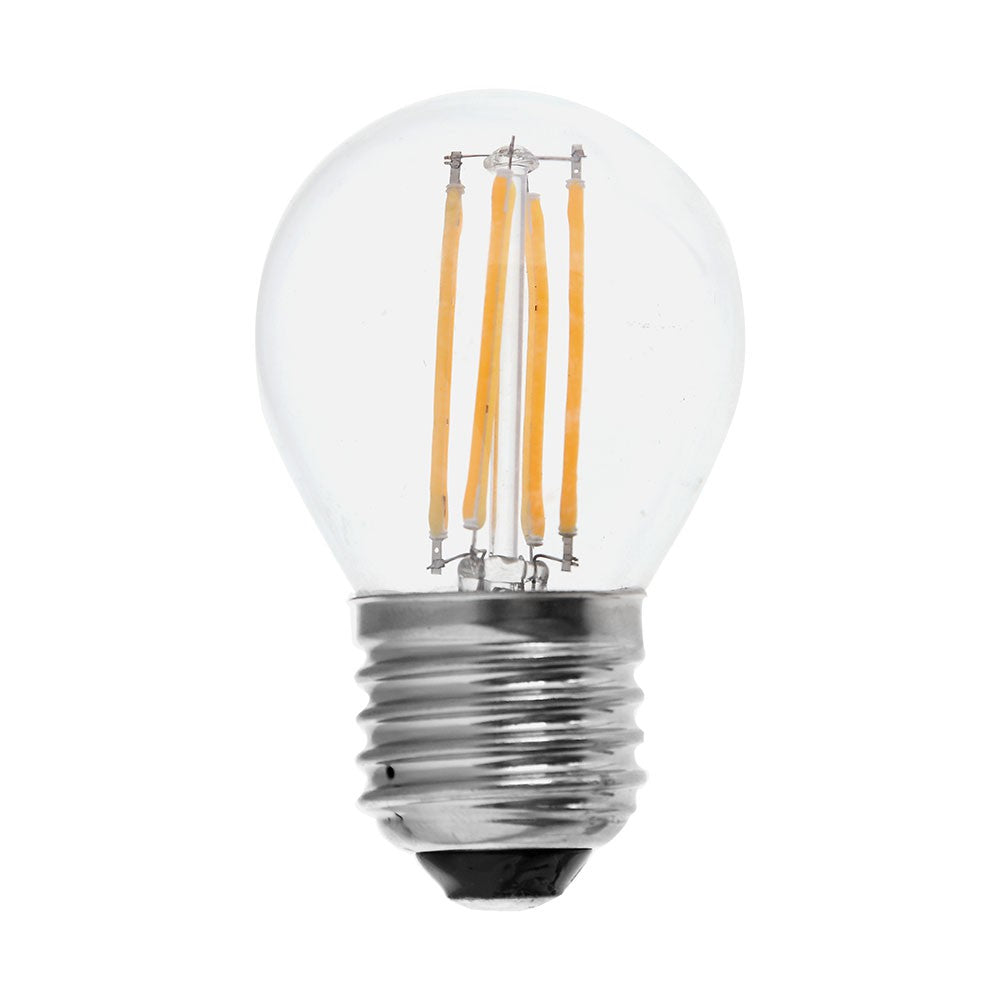6W G45 Filament / Klosz Transparentny/ Barwa:6500K / Trzonek: E27