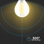 6W P45 Filament / Klosz Transparentny/ Barwa:3000K / Trzonek: E14