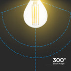 6W P45 Filament / Klosz Transparentny/ Barwa:4000K / Trzonek: E14