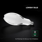 36W Uliczna Żarówka LED / Chip CREE / Barwa:6500K / Trzonek:E27 / 6 Lat gwarancji
