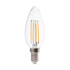 6W C35 Filament / Klosz Transparentny/ Barwa:6500K / Trzonek: E14 / Skuteczność: 130lm/W