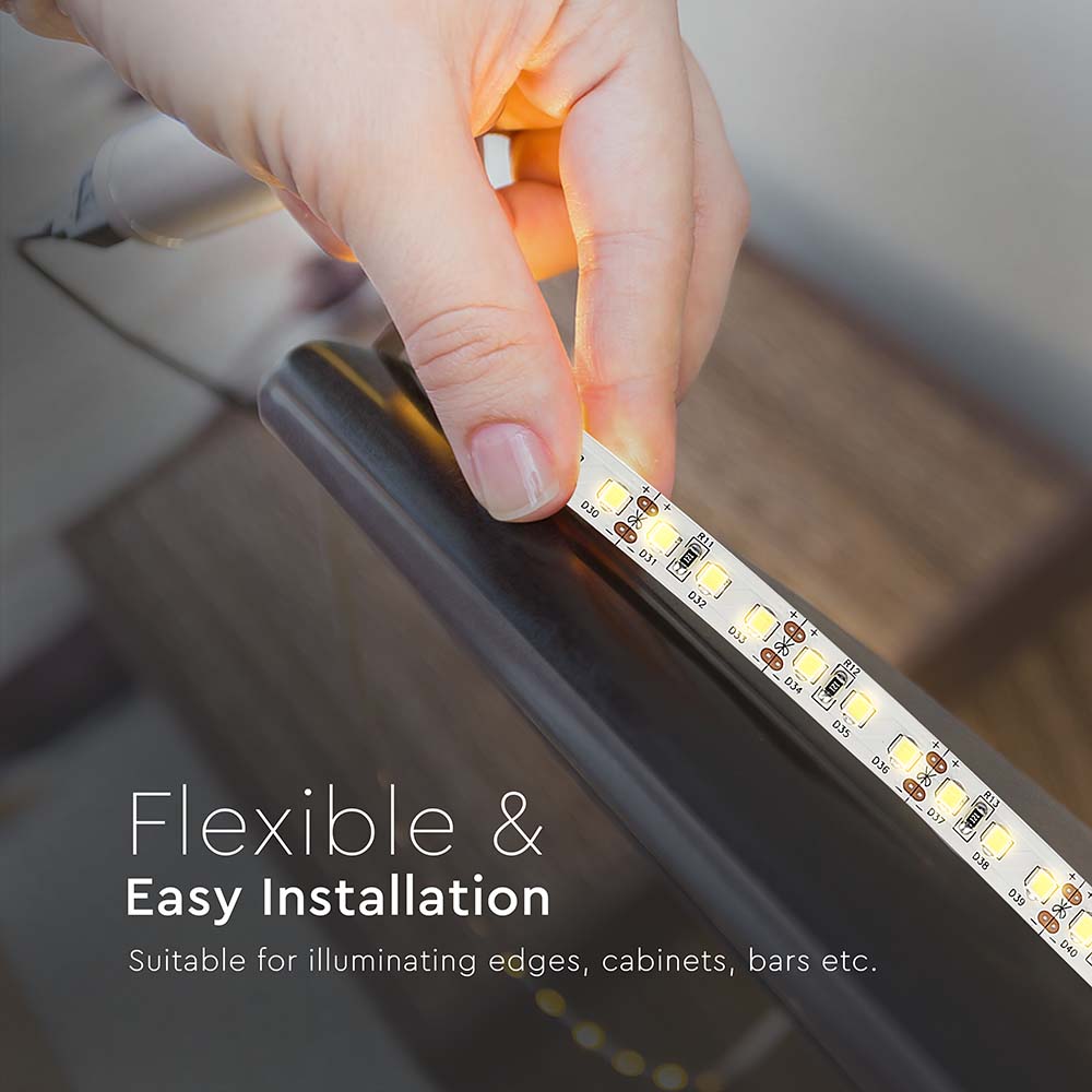 12W Taśma LED / Chip SAMSUNG / Barwa:4000K / IP20 / Zasilanie: 12V / Rolka:5m