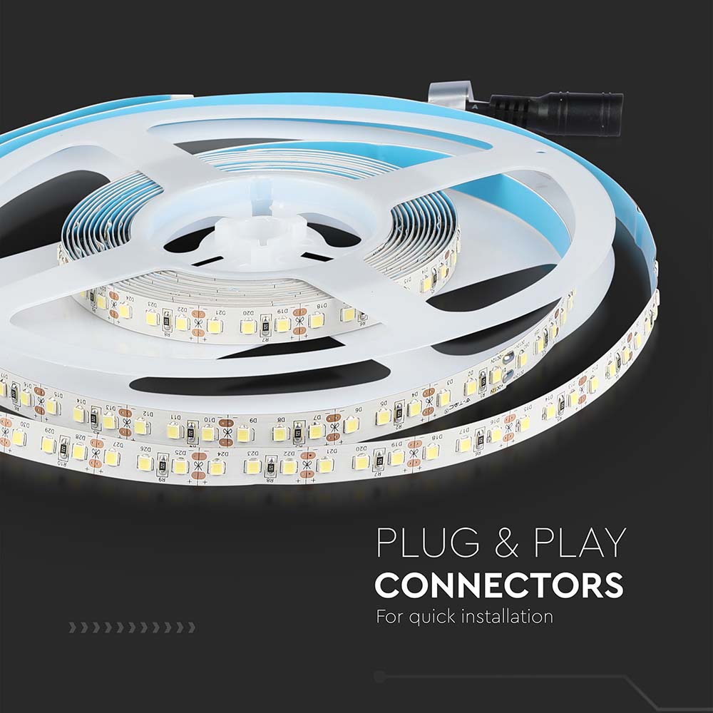 12W Taśma LED / Chip SAMSUNG / Barwa:4000K / IP20 / Zasilanie: 12V / Rolka:5m