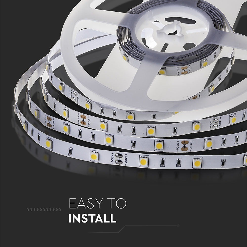 4.8W Taśma LED / Barwa:6000K / IP20 / Rolka:5m