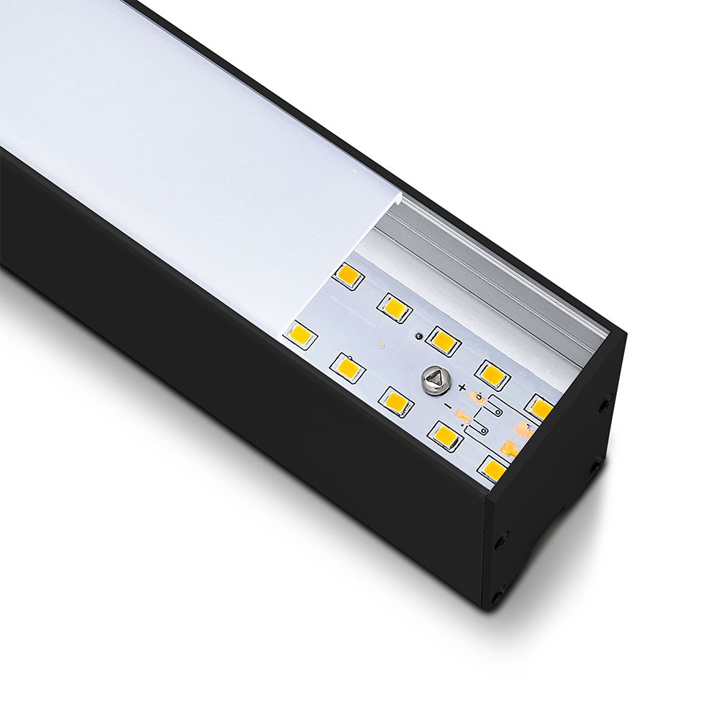 40W Lampa Liniowa LED / Chip SAMSUNG / Barwa:6400K / Obudowa: Czarna