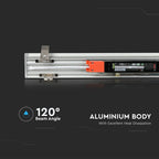 40W Oprawa Liniowa LED Podtynkowa / Chip SAMSUNG / Barwa:4000K / 5 Lat gwarancji / Obudowa: Srebrna