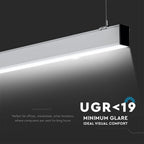 40W Lampa Liniowa LED / Chip SAMSUNG / Barwa:4000K / Obudowa: Biała