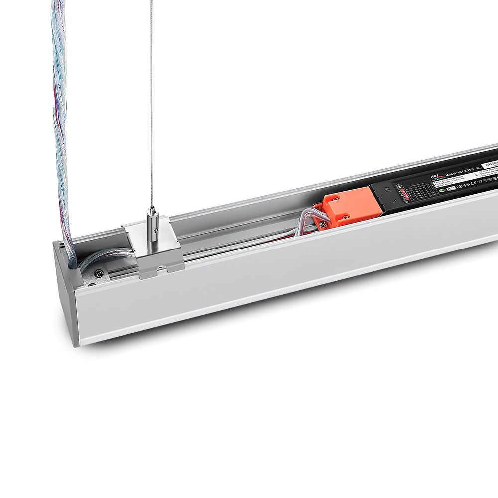 40W Lampa Liniowa LED / Chip SAMSUNG / Barwa:4000K / Obudowa: Srebrna